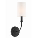 Libby Langdon Sylvan 4.75'' Black Forged Sconce