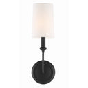 Libby Langdon Sylvan 4.75'' Black Forged Sconce