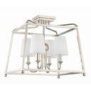 Libby Langdon Sylvan 16'' Polished Nickel Semi Flush Mount