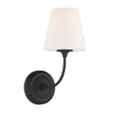 Libby Langdon Sylvan 6'' Black Forged Sconce