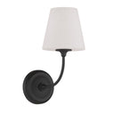 Libby Langdon Sylvan 6'' Black Forged Sconce