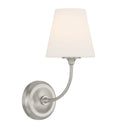 Libby Langdon Sylvan 6'' Brushed Nickel Sconce