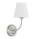 Libby Langdon Sylvan 6'' Brushed Nickel Sconce