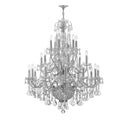 Imperial 36.5'' Hand Cut Crystal Polished Chrome Chandelier