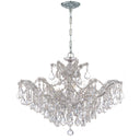 Maria Theresa 29'' Hand Cut Crystal Polished Chrome Chandelier