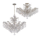 Maria Theresa 29'' Hand Cut Crystal Polished Chrome Chandelier