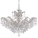 Maria Theresa 29'' Hand Cut Crystal Polished Chrome Chandelier