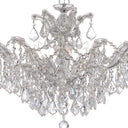 Maria Theresa 29'' Hand Cut Crystal Polished Chrome Chandelier