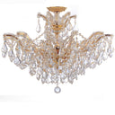 Maria Theresa 29'' Hand Cut Crystal Gold Chandelier