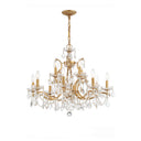 Filmore 29'' Swarovski Spectra Crystal Antique Gold Chandelier