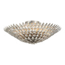 Broche 24'' Antique Silver Semi Flush Mount