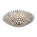 Broche 24'' Antique Silver Semi Flush Mount