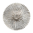 Broche 24'' Antique Silver Semi Flush Mount