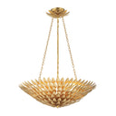Broche 24.5'' Antique Gold Chandelier