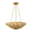 Broche 24.5'' Antique Gold Chandelier