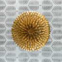 Broche 24.5'' Antique Gold Semi Flush Mount