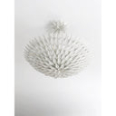 Broche 24.5'' Matte White Chandelier