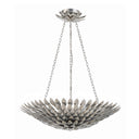 Broche 24.5'' Antique Silver Chandelier
