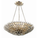 Broche 24.5'' Antique Silver Chandelier