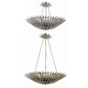 Broche 24.5'' Antique Silver Semi Flush Mount