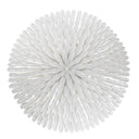 Broche 30'' Matte White Semi Flush Mount