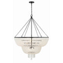Rylee 48.5'' Matte Black Chandelier