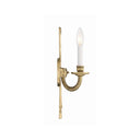 Lexsi 8'' Olde Brass Sconce