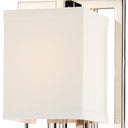 Dixon 7'' Polished Nickel Sconce