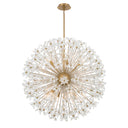 Adley 34'' Aged Brass Chandelier