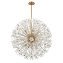 Adley 34'' Aged Brass Chandelier