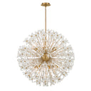 Adley 34'' Aged Brass Chandelier