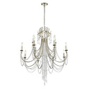 Arcadia 32.5'' Antique Silver Chandelier
