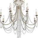 Arcadia 32.5'' Antique Silver Chandelier