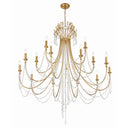 Arcadia 46.25'' Antique Gold Chandelier