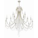 Arcadia 46.25'' Antique Silver Chandelier