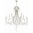 Arcadia 46.25'' Antique Silver Chandelier