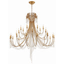 Arcadia 61'' Antique Gold Chandelier