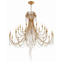 Arcadia 61'' Antique Gold Chandelier
