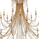 Arcadia 61'' Antique Gold Chandelier
