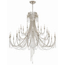 Arcadia 61'' Antique Silver Chandelier