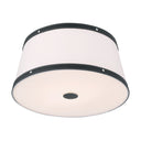 Libby Langdon Callahan 17'' Polished Nickel Flush Mount