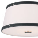 Libby Langdon Callahan 17'' Polished Nickel Flush Mount