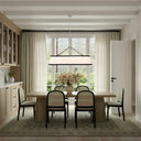 Libby Langdon Callahan 47.5'' Polished Nickel Linear Oval Chandelier