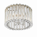 Libby Langdon Elliot 15.25'' Polished Nickel Semi Flush Mount