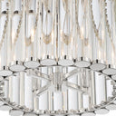 Libby Langdon Elliot 15.25'' Polished Nickel Semi Flush Mount