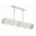 Libby Langdon Elliot 48'' Polished Nickel Linear Chandelier