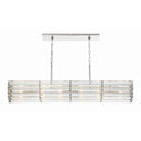 Libby Langdon Elliot 48'' Polished Nickel Linear Chandelier