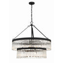 Emory 32'' Black Forged Chandelier