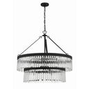 Emory 32'' Black Forged Chandelier