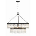Emory 32'' Black Forged Chandelier